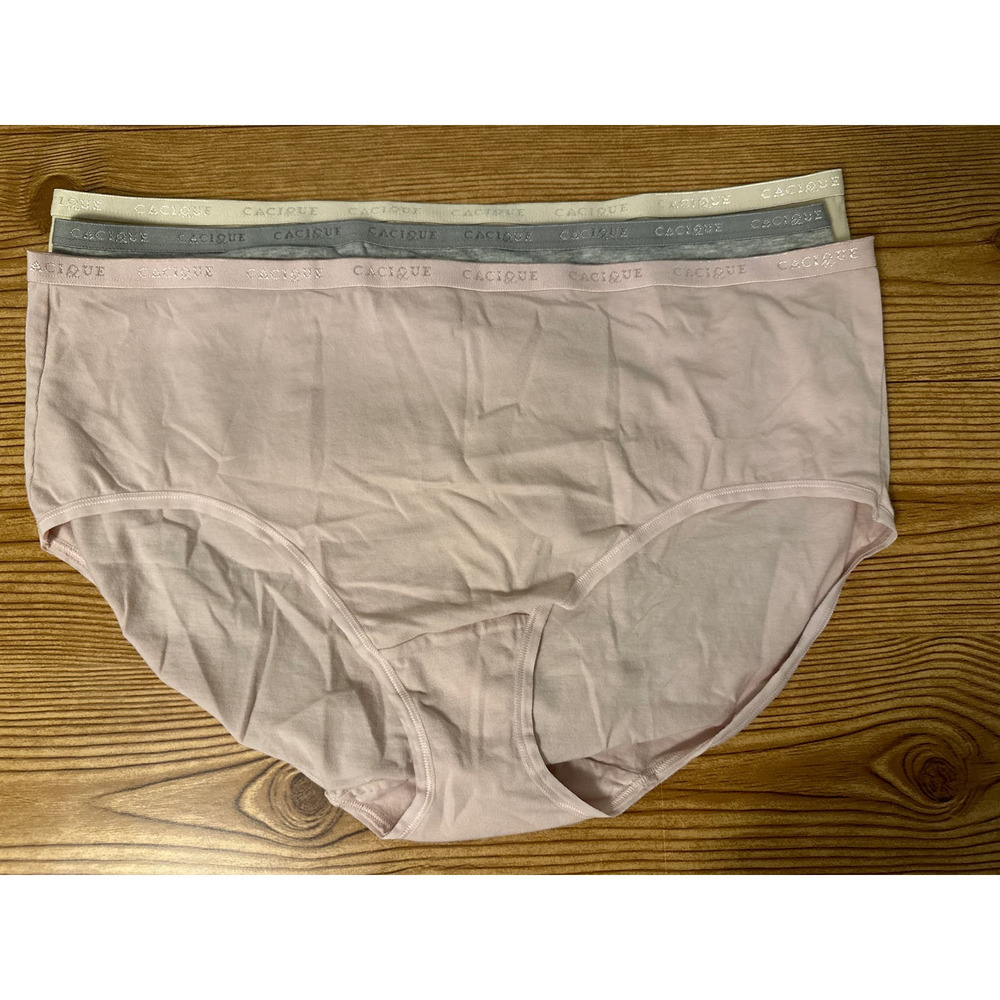 Lane Bryant - Cacique Intimates 3 Pack Cotton High Leg Brief Panty - Size 18/20